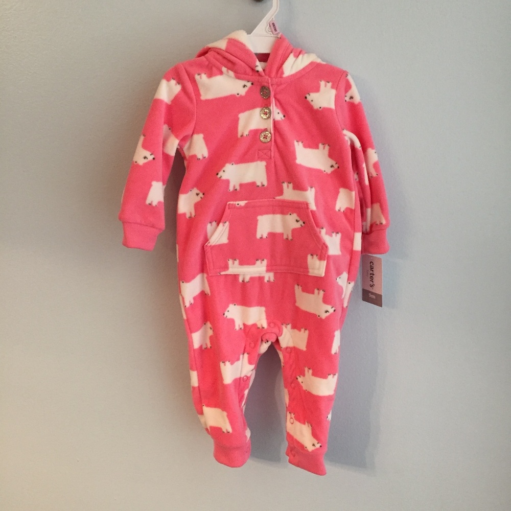 Carter's One-piece Plush Full Bodysuit NWT